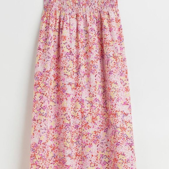 COPY - H&M Smocked Cotton Midi Dress Size S NWT - Picture 2 of 2